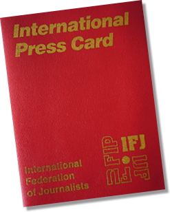 IFJ Press Card